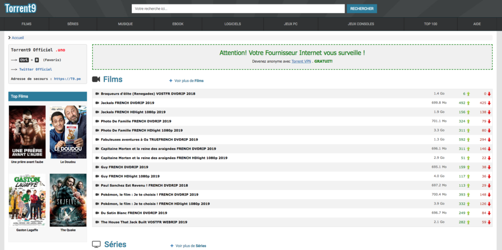 Pourquoi Torrent9 demandait de ses visiteurs d’utiliser un VPN ?