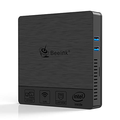 Mini PC,Beelink BT4 4GB Ram 64GB eMMC Fanless Mini Desktop Computer Intel Atom x5-Z8500 2.4G/5G WiFi Bluetooth Gigabit Ethernet, 4K HDMI+VGA Dual Display