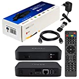 MAG 322 Original Infomir / HB-Digital IPTV Set Top Box Multimedia Player Internet TV IP Receiver (HEVC H.256 Support) Successeur de MAG 254 + Clé USB Nano WiFi de HB-Digital + HB Digital HDMI câble